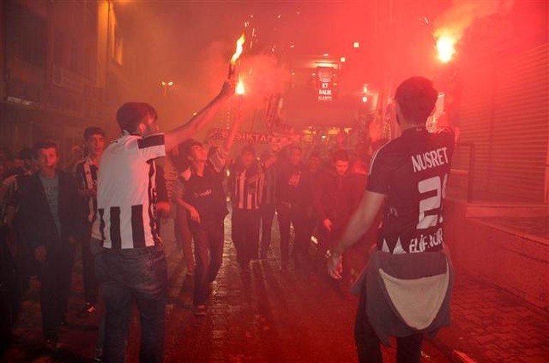 Beşiktaş'ta şampiyonluk coşkusu